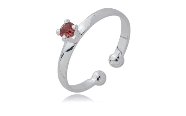 Anel Solitário Cravejado mais Barato é na Bastet Pratas